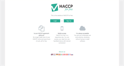 Desktop Screenshot of haccpforfree.com